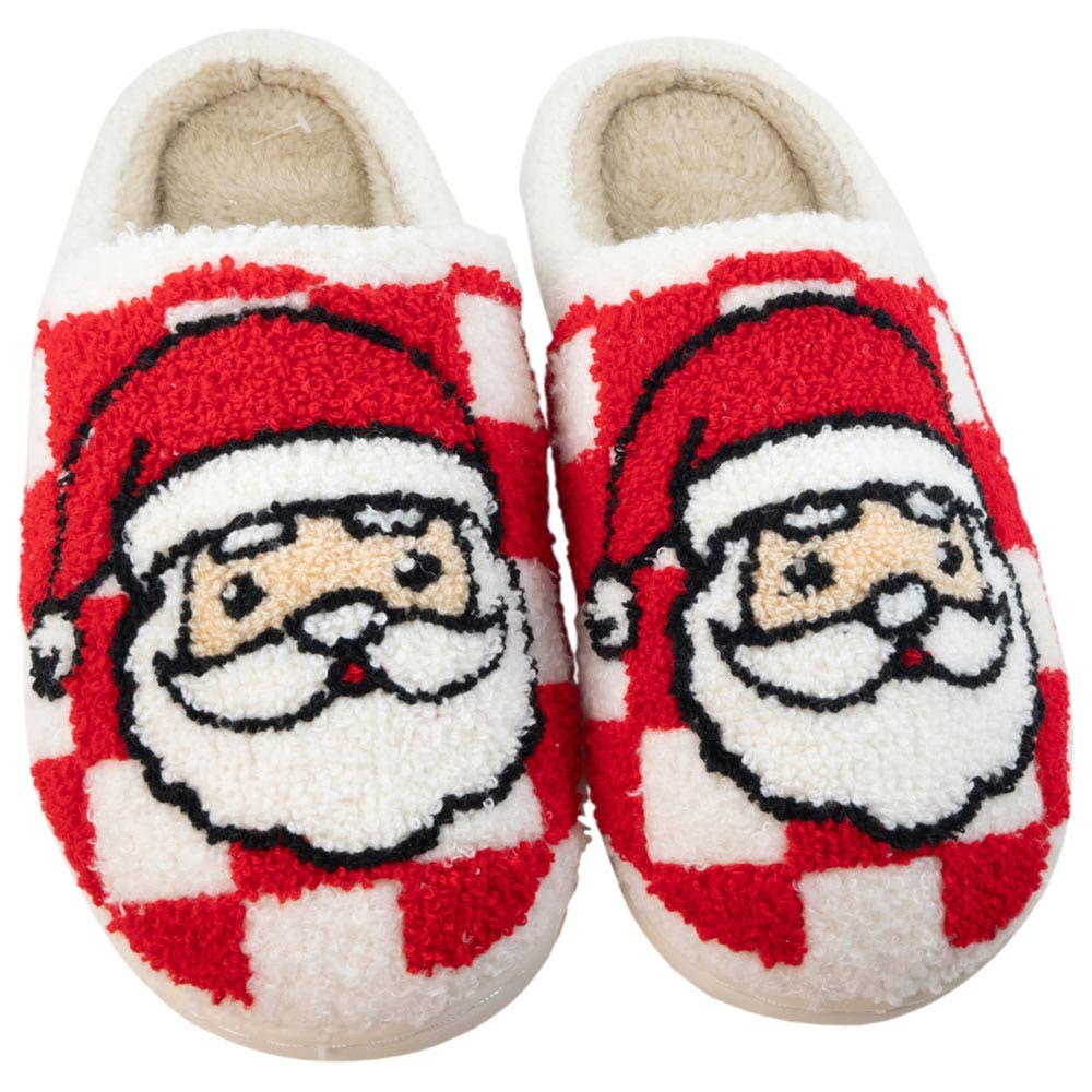 Santa's Happy Feet Slippers - BFF Here