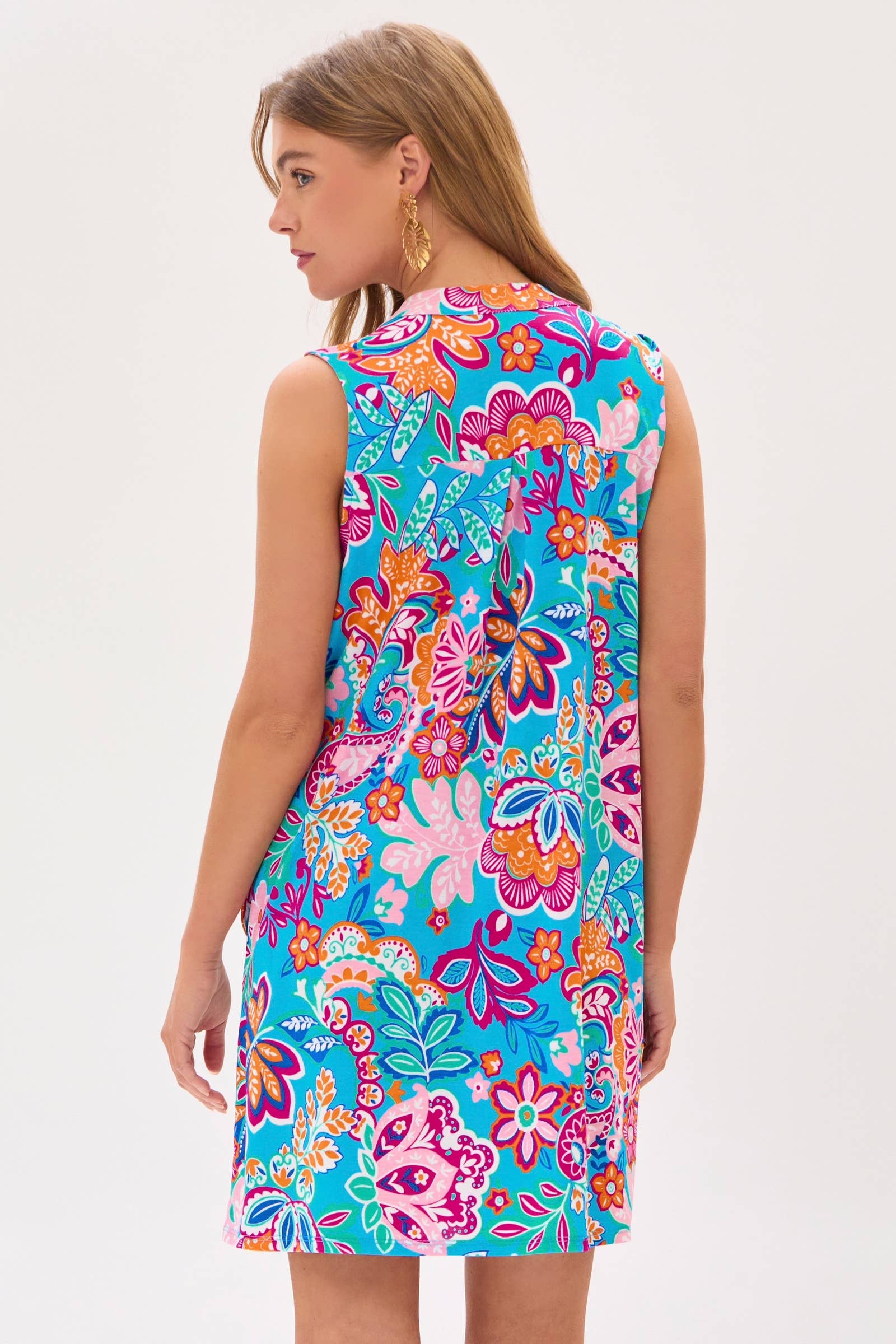 Lizzy Tank Dress by Dear Scarlett / Blue - BFF Here