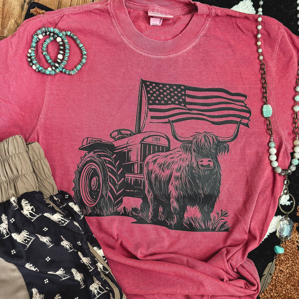 Tractors, Cattle & Freedom Tee - BFF Here