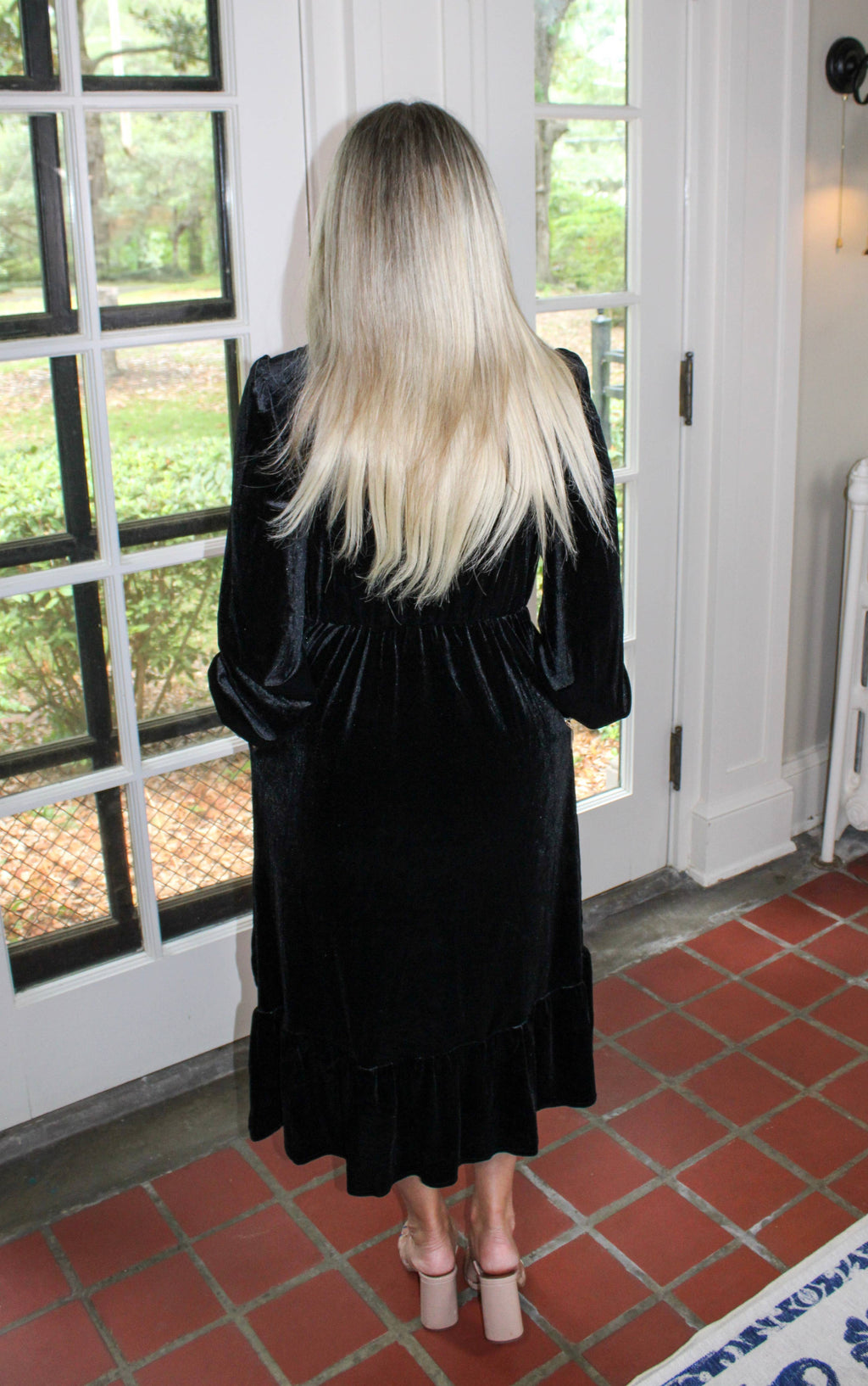 Velvet Noir Dress - BFF Here