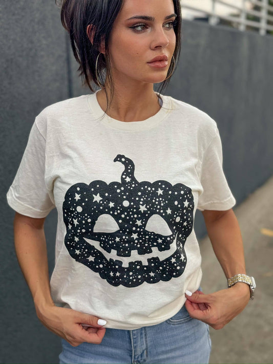 Cosmic Jack-O'-Lantern T-Shirt - BFF Here