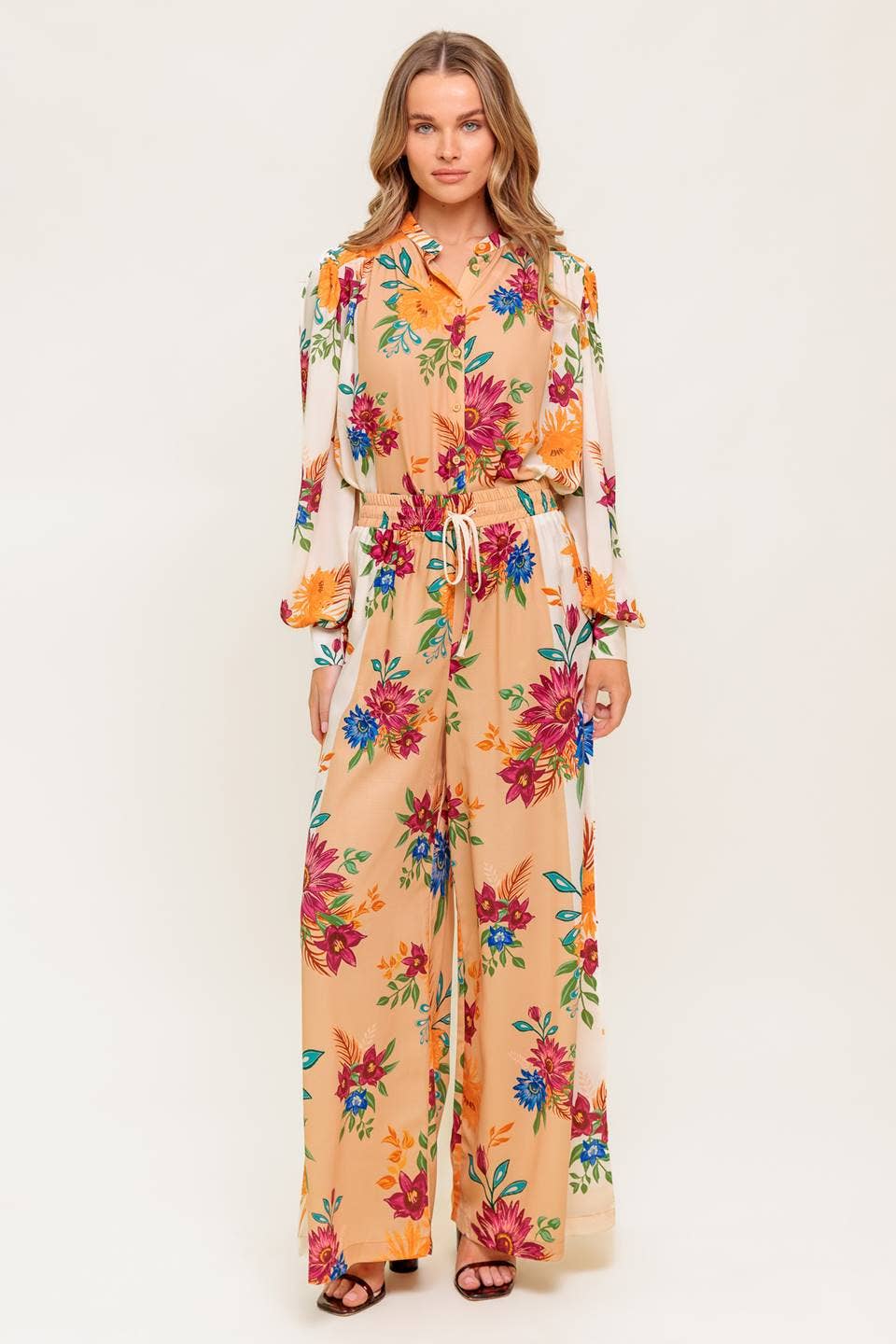 Tropic Tango Wide Leg Pants by Flying Tomato - BFF Here