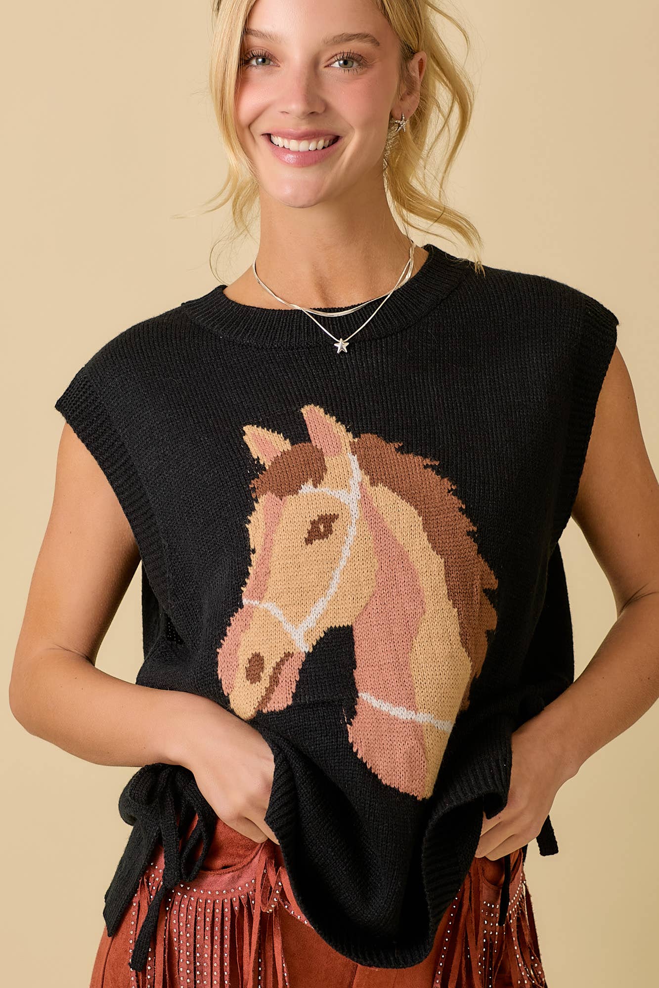 Stirrup Some Style Sweater Vest by Main Strip - BFF Here