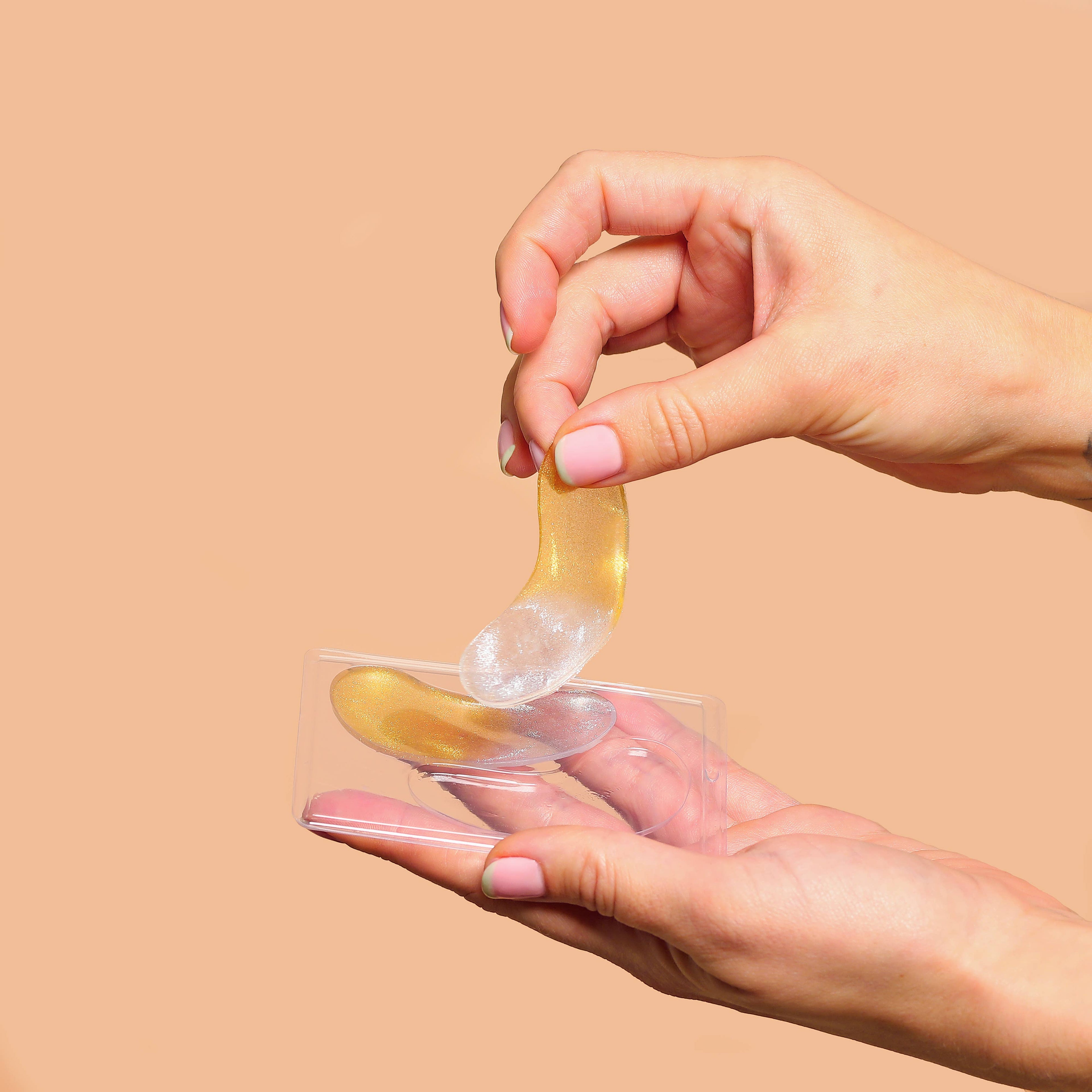 Candy Striped Anti-aging Undereye Masks - 2 in 1 Formula - BFF Here
