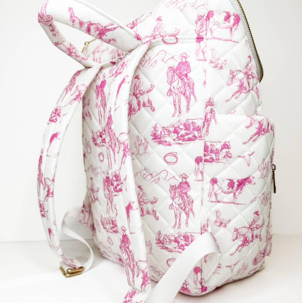 PREORDER: Pink Rodeo Queen: Cowgirl Pattern Bags / Choice of Style (Ships Beginning of April) - BFF Here