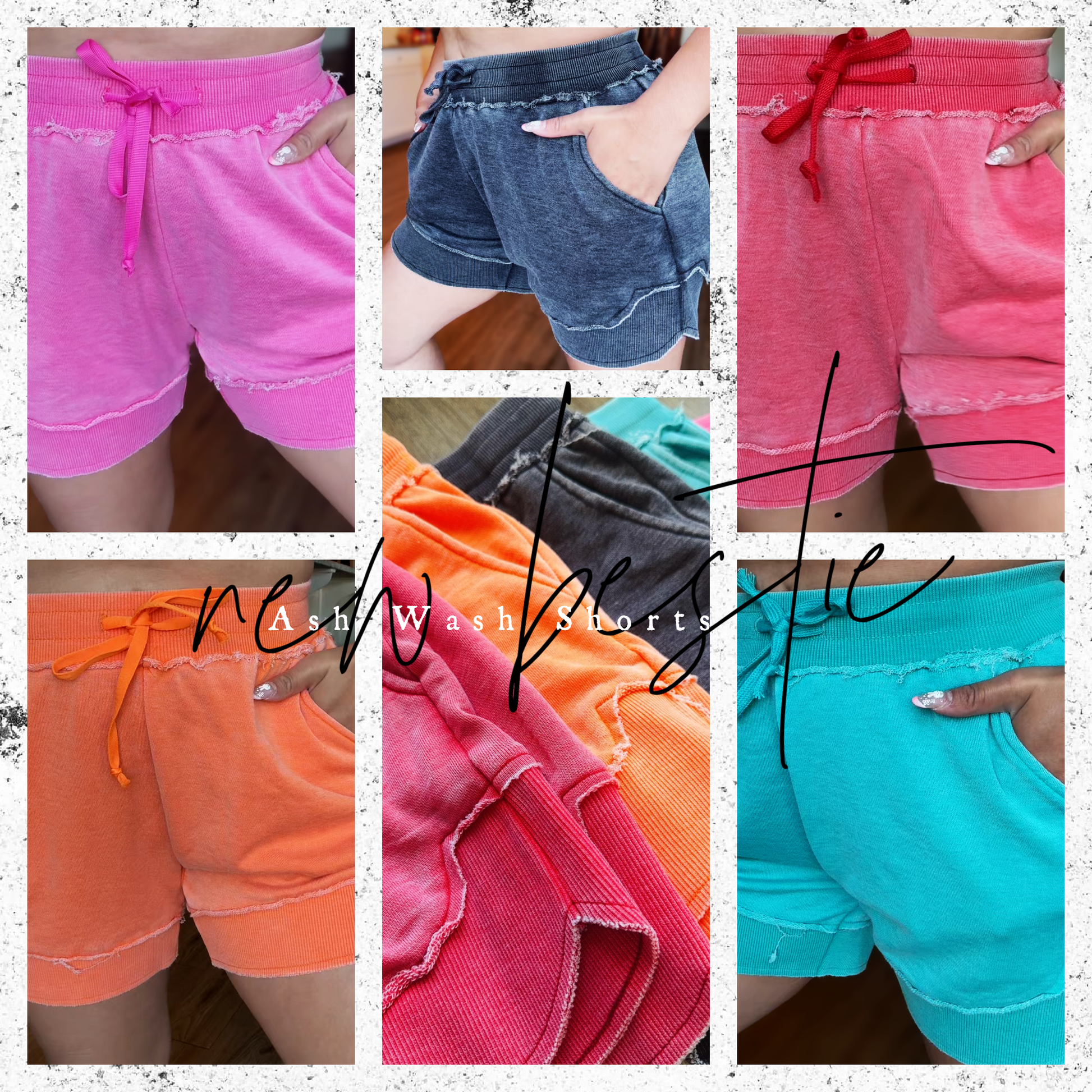 PREORDER: Ash Wash Shorts New Bestie Collection by JadyK (Ships End of July) - BFF Here