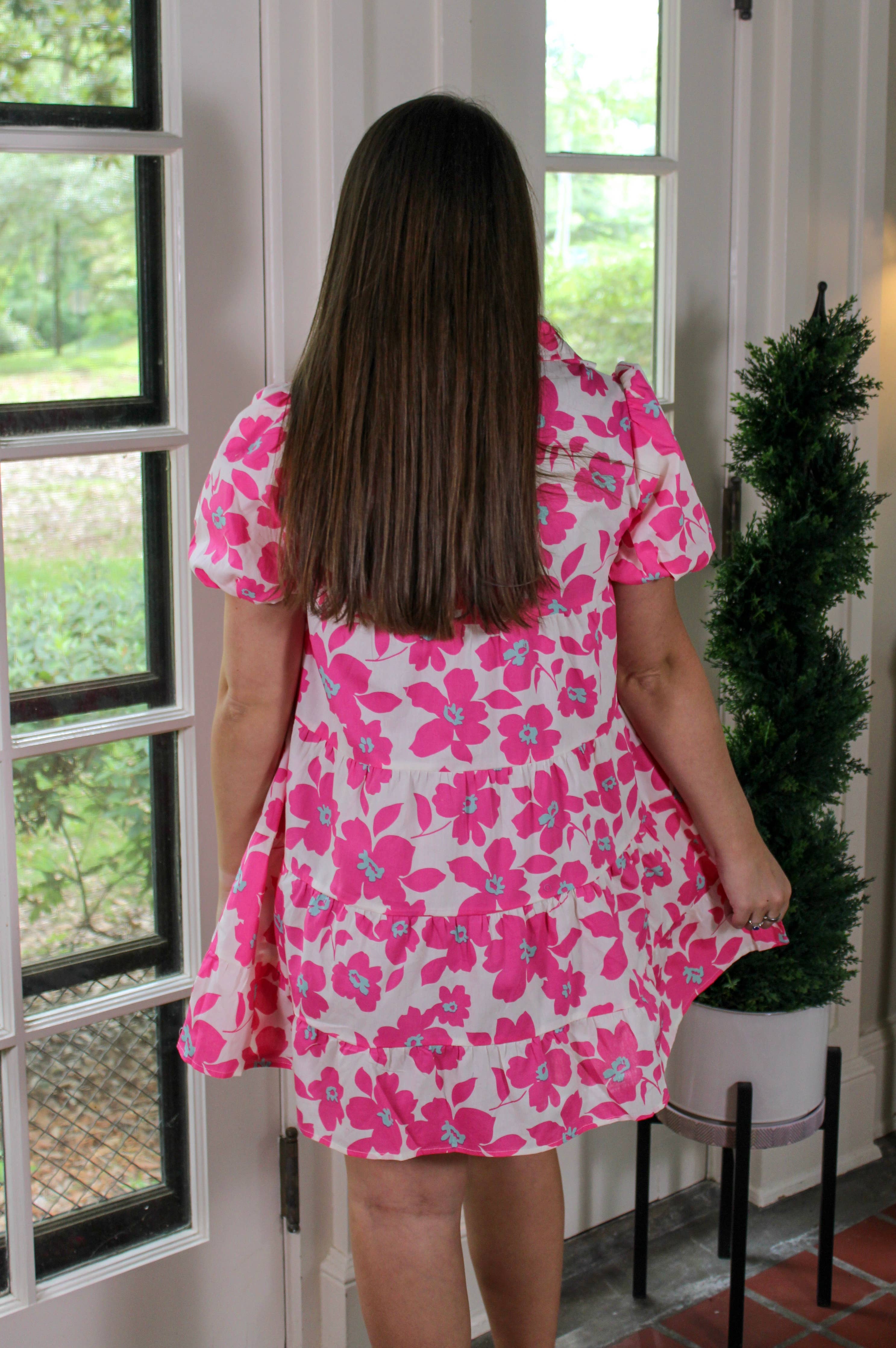 Garden Party Floral Dress - BFF Here