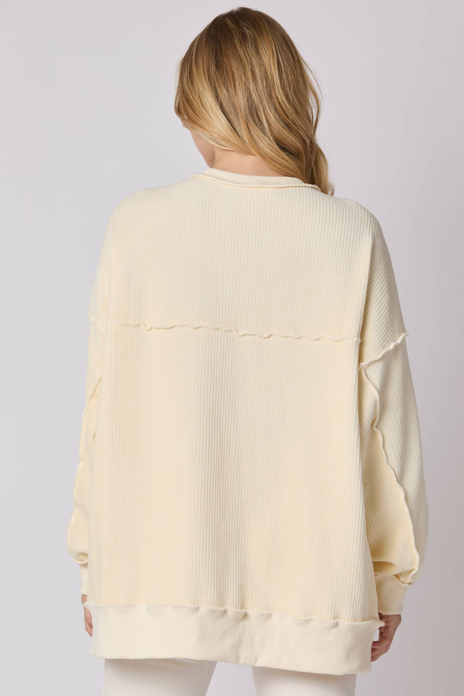 Bows and Bliss Corduroy Sweatshirt - BFF Here