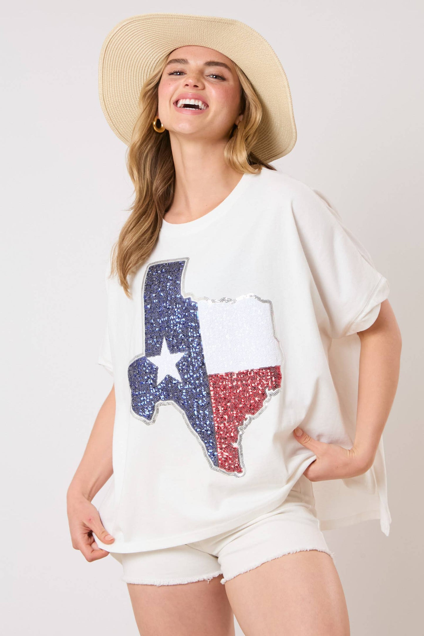 The Blinged-Out Lone Star Tee - BFF Here