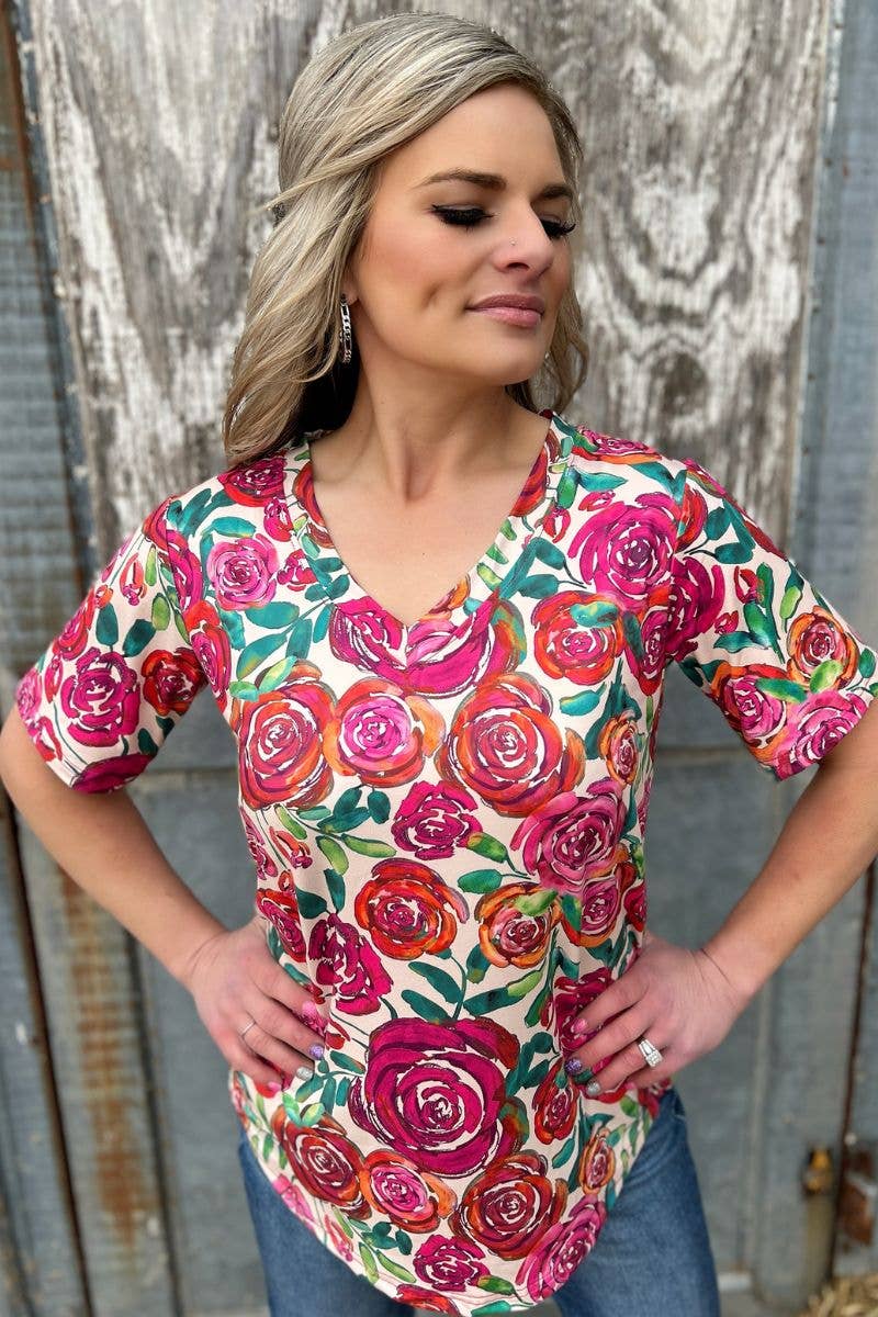 Bloom Where You're Planted Top by Sterling Kreek - BFF Here