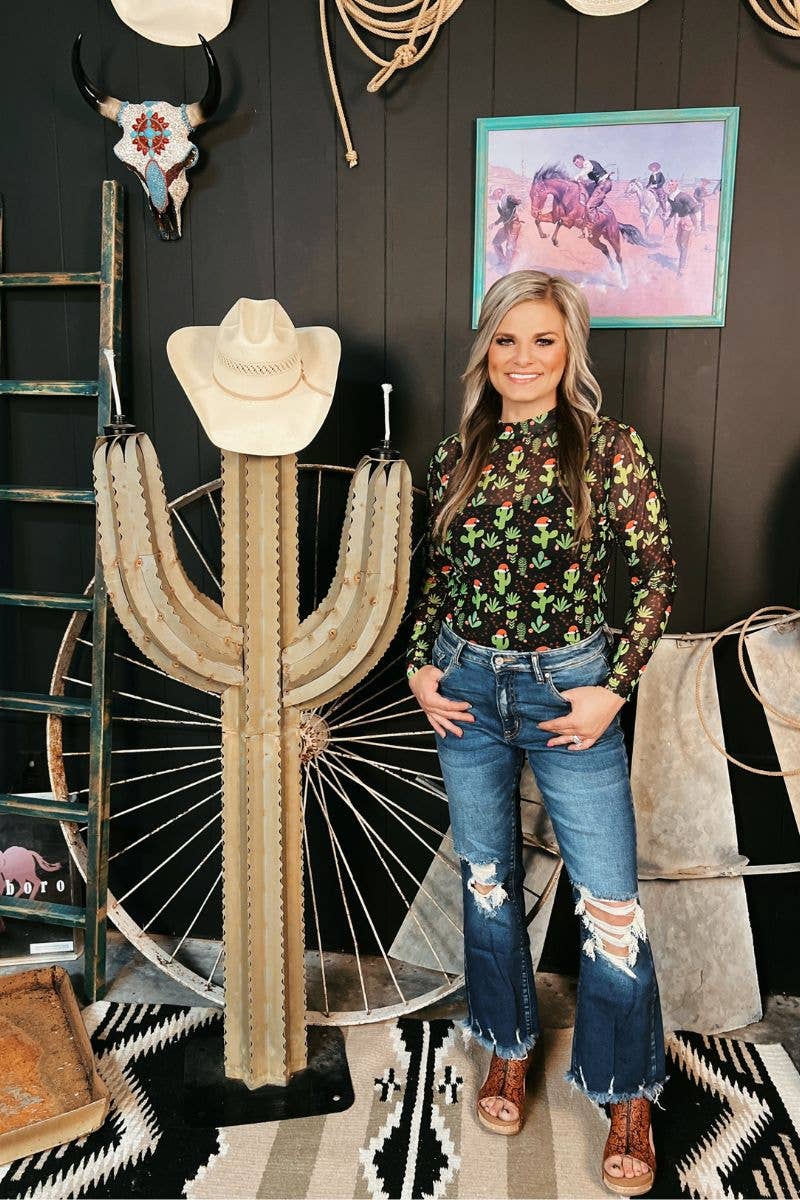 Feliz Navidad Mesh Top by Sterling Kreek - BFF Here