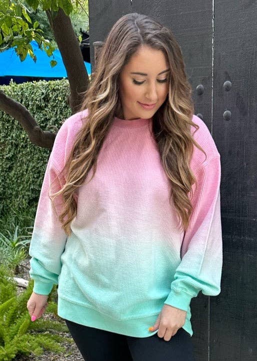 Cotton Candy Dream – Corded Sweatshirt - BFF Here