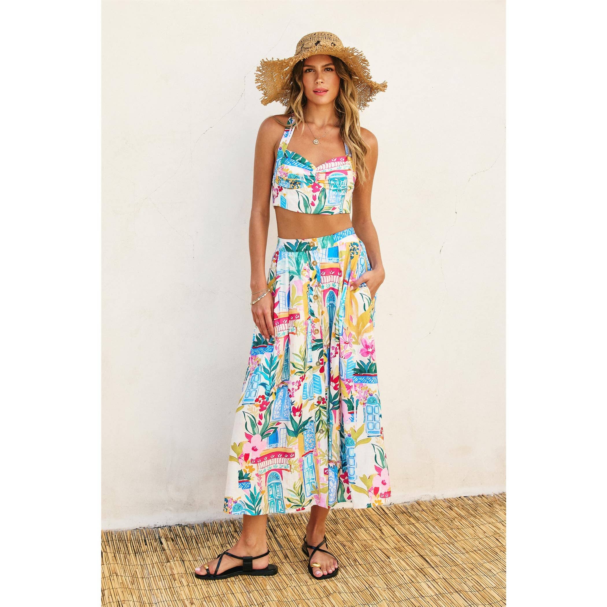 Tropical Tiki Breeze Skirt - BFF Here