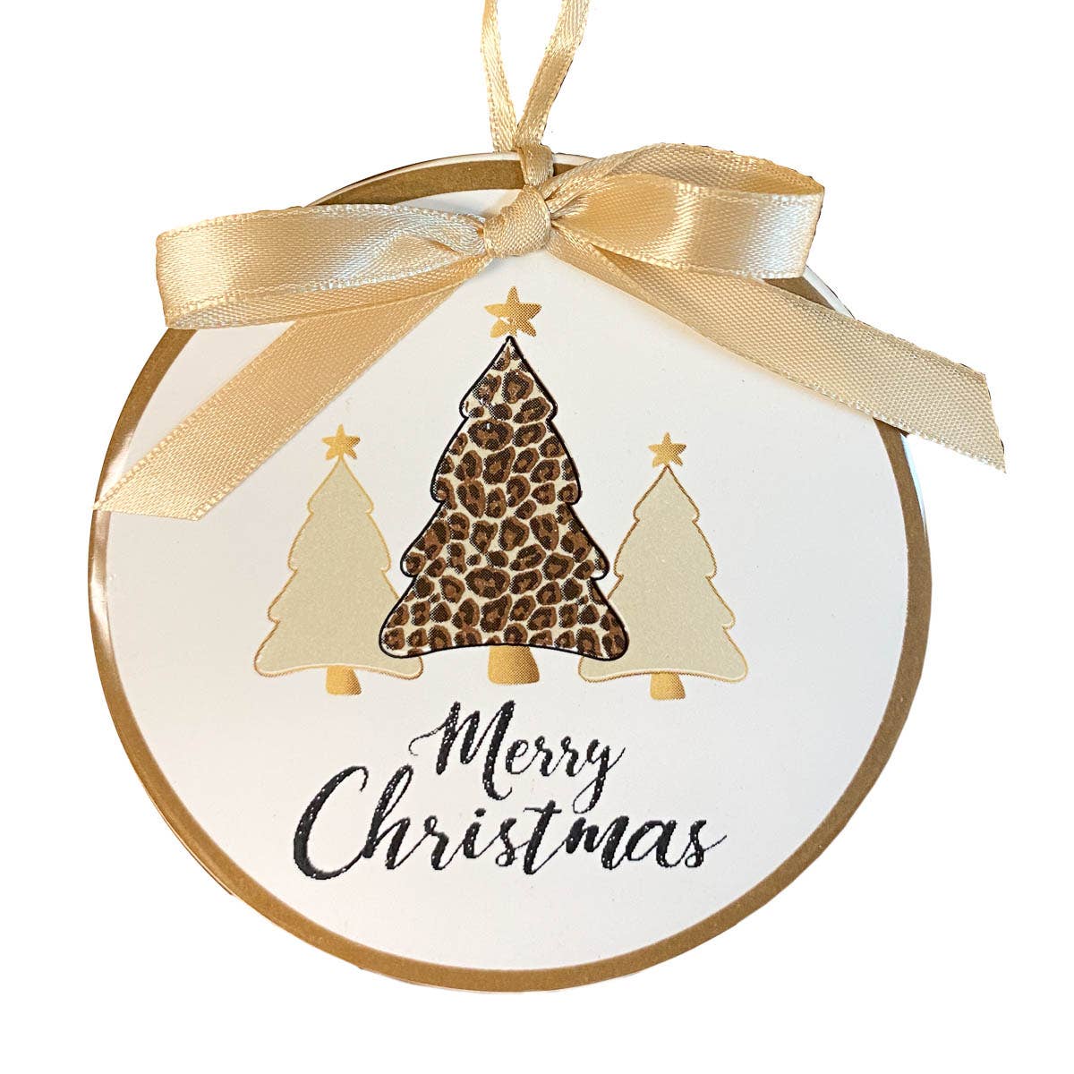 Leopard Christmas Tree Ornament - BFF Here