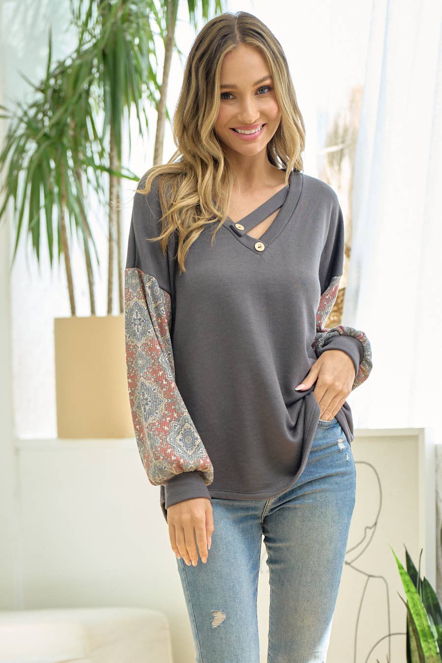 Free Spirit Boho Sleeve Top - BFF Here