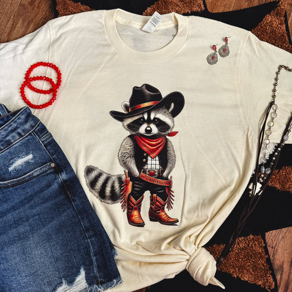 Rootin’ Tootin’ Raccoon Tee - BFF Here