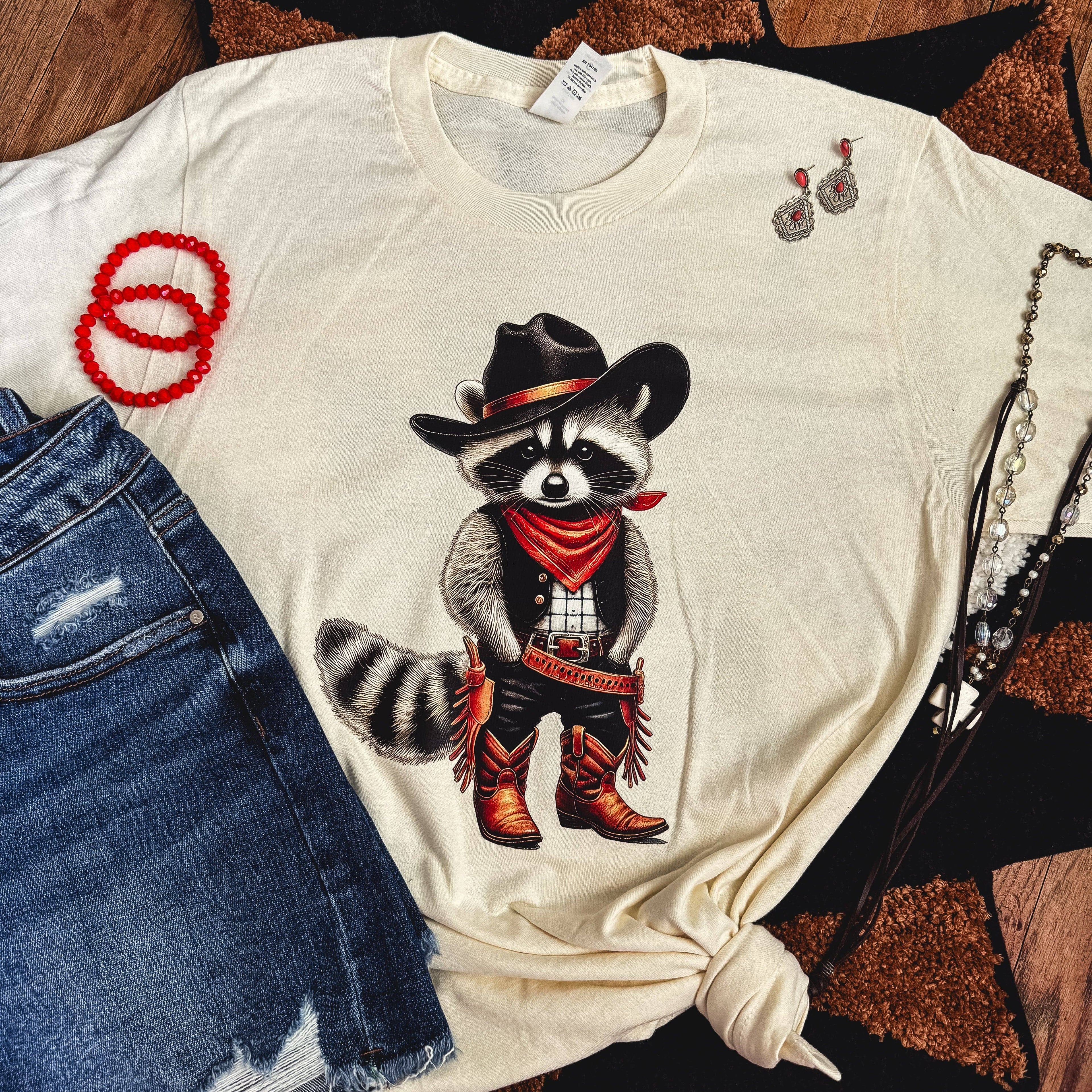 Rootin’ Tootin’ Raccoon Tee - BFF Here