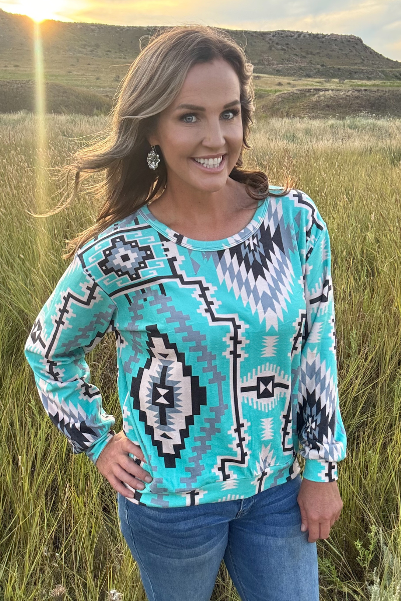 Blue Ridge Top by Sterling Kreek - BFF Here