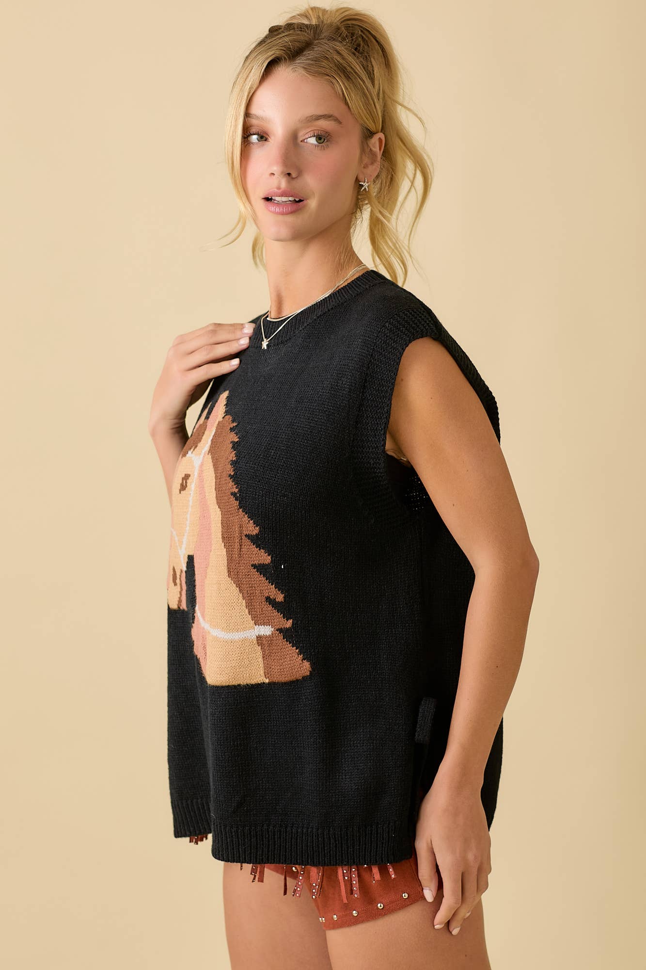 Stirrup Some Style Sweater Vest by Main Strip - BFF Here