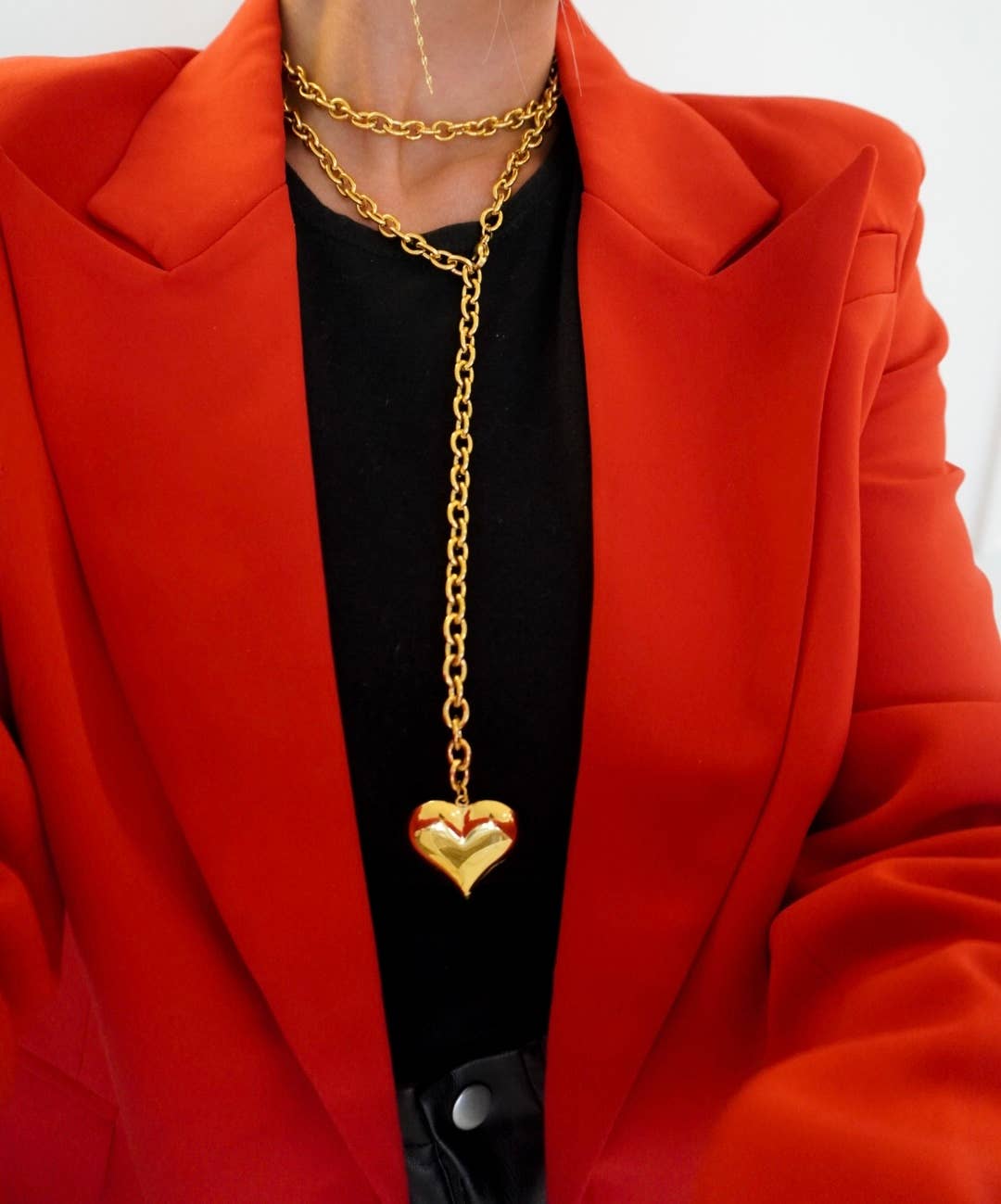 Vixen Wrap Around Heart Necklace by Chan Sutt - BFF Here