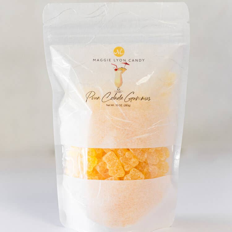 Piña Colada Gummi Bears - 10oz Bag - BFF Here