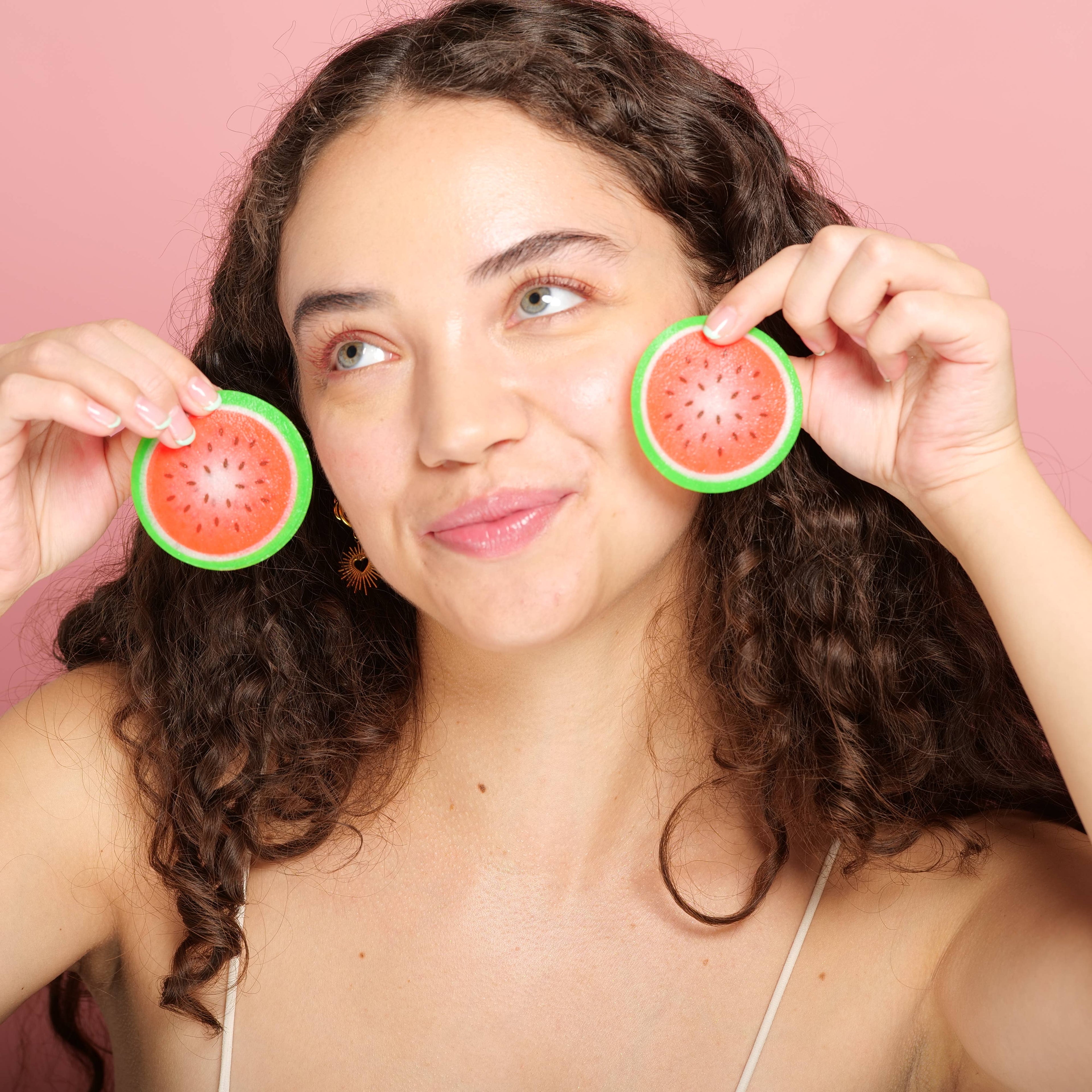 Watermelon hydro-Soothing Spa, Cooling Eye Pads - 12 Pairs - BFF Here