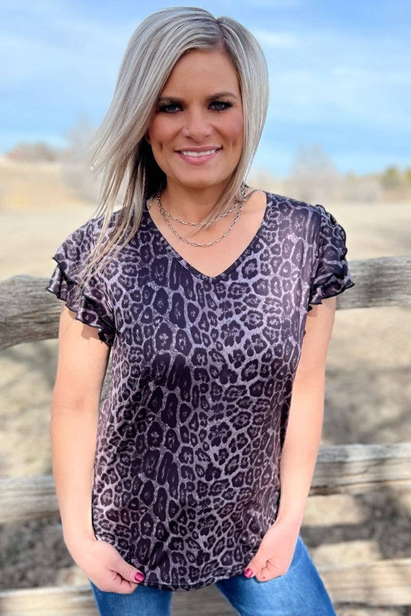 The Night Leopard Top by Sterling Kreek - BFF Here