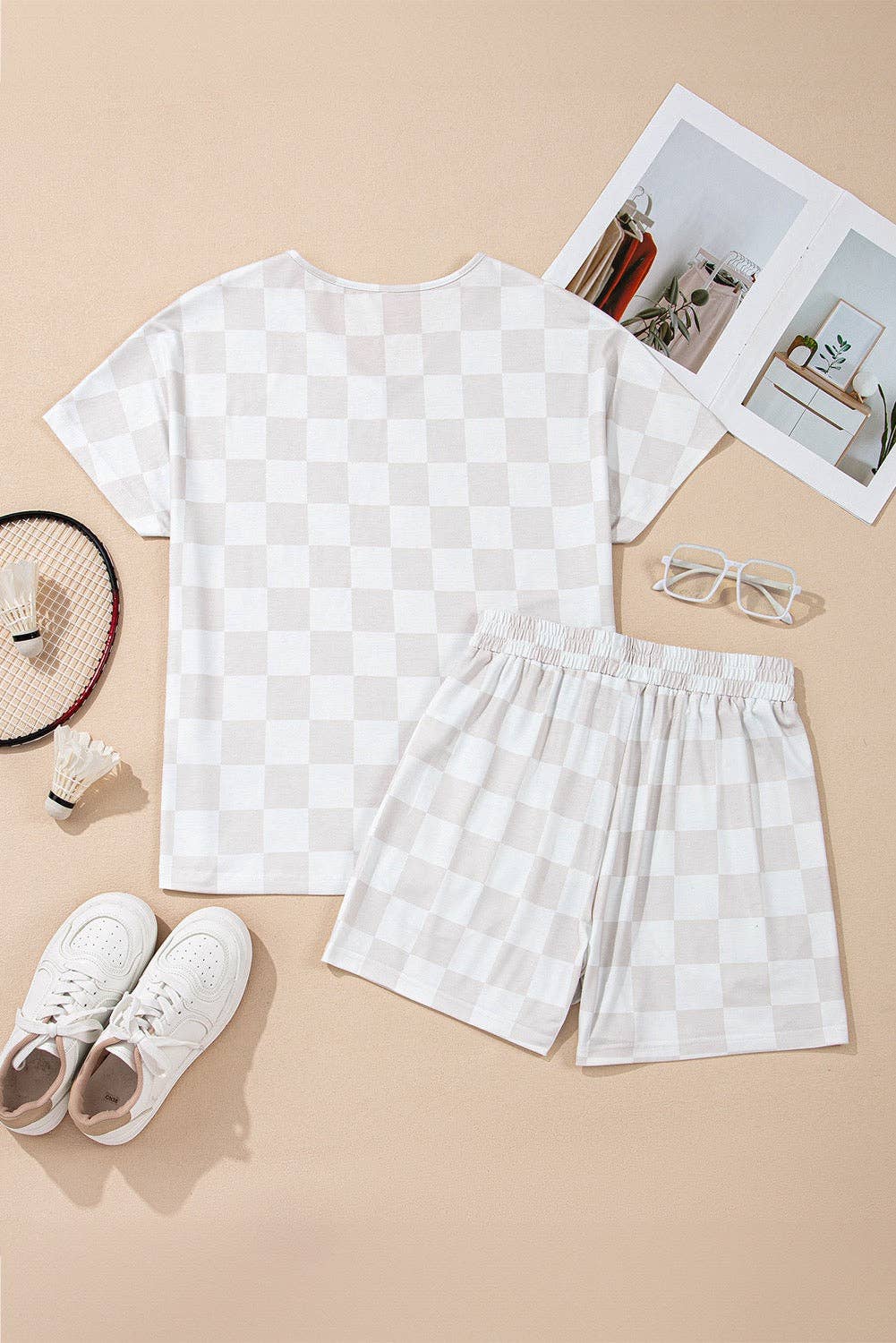 Cloudsoft Checkered Set - BFF Here