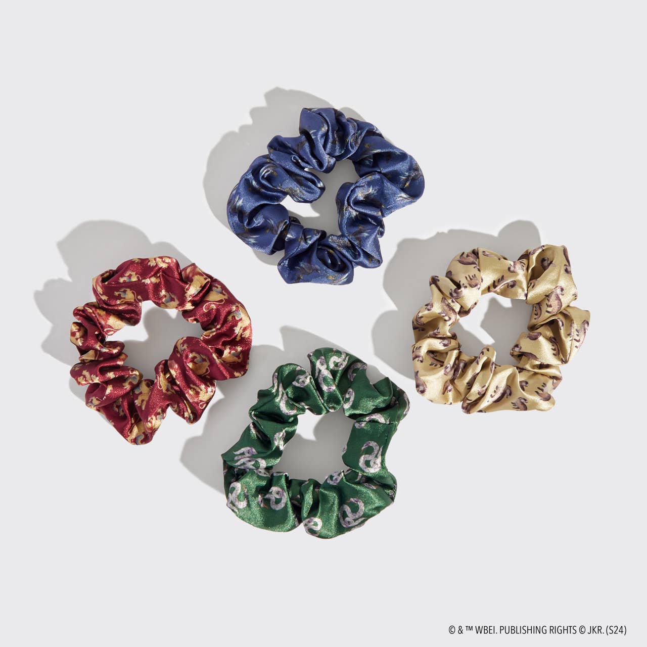 Harry Potter x Kitsch Satin Sleep Scrunchies 4pc Set - BFF Here