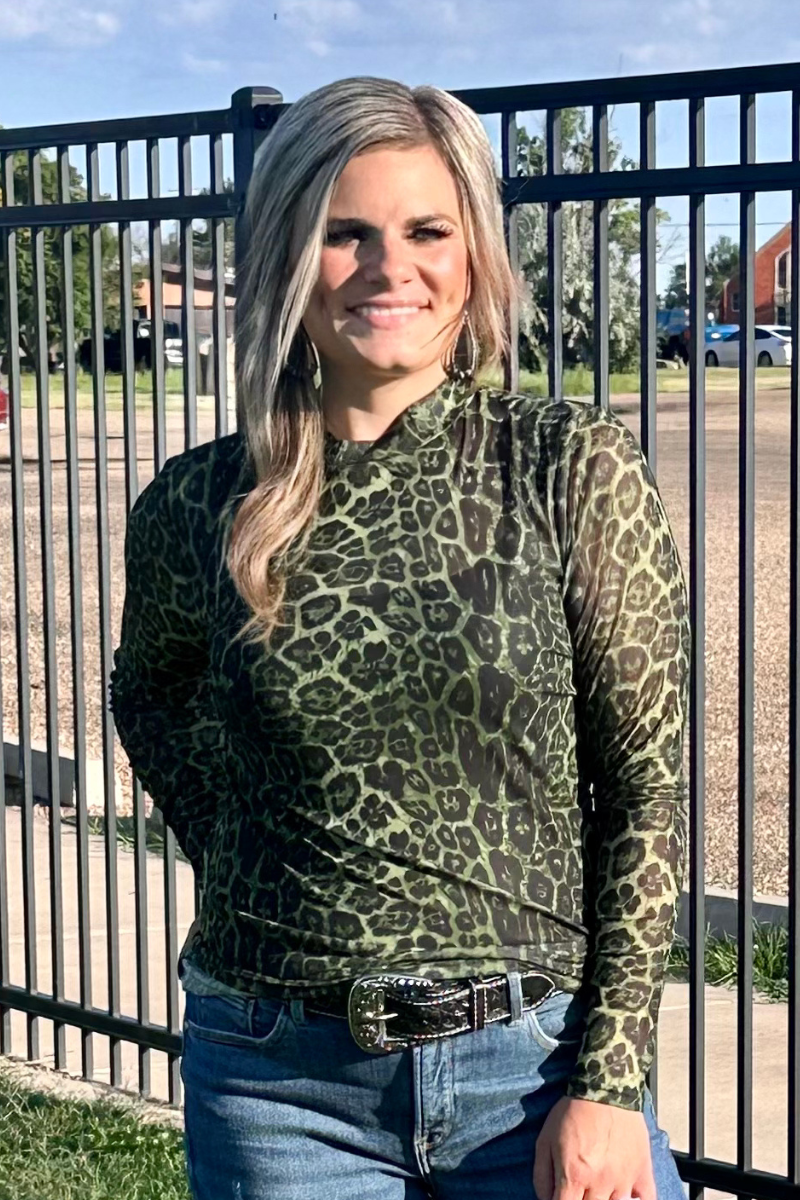 Sideline Spirit Green Mesh Top by Sterling Kreek - BFF Here