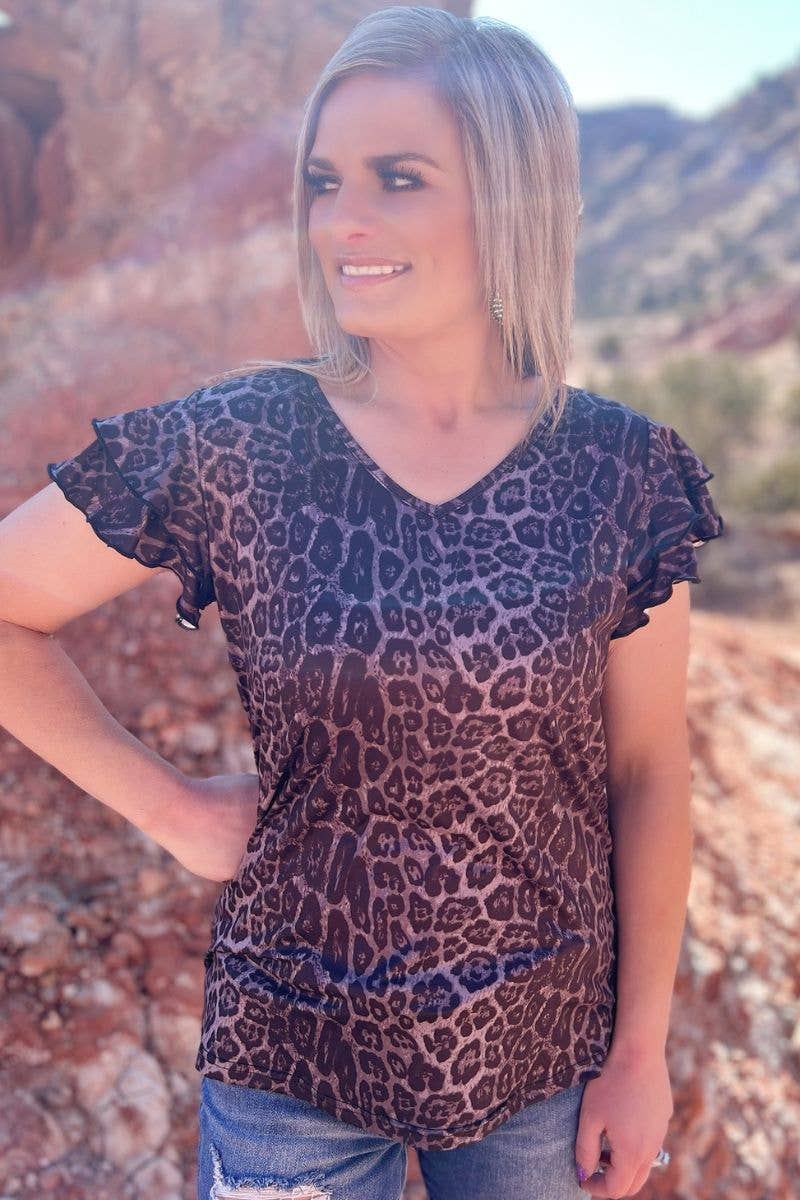 The Night Leopard Top by Sterling Kreek - BFF Here