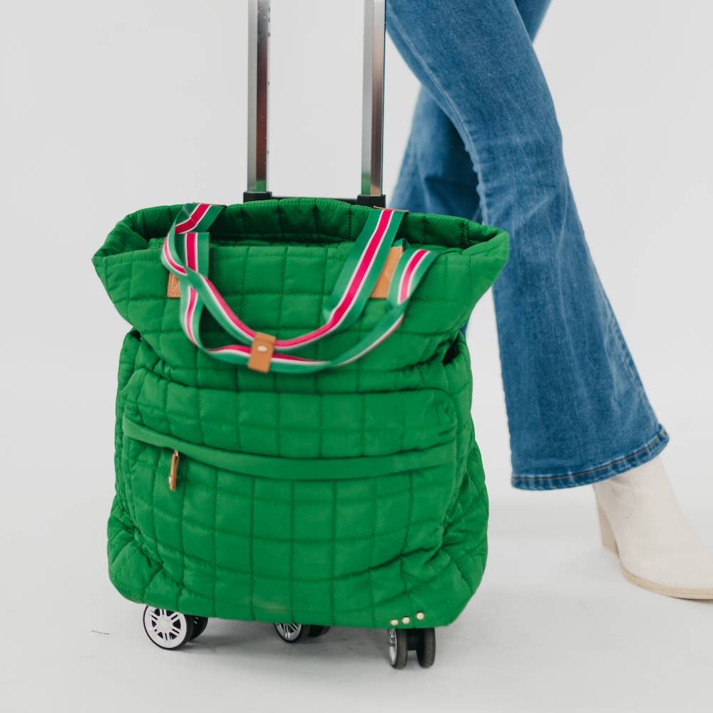 Tenley Quilted Tote Roller Bag by Pretty Simple - BFF Here