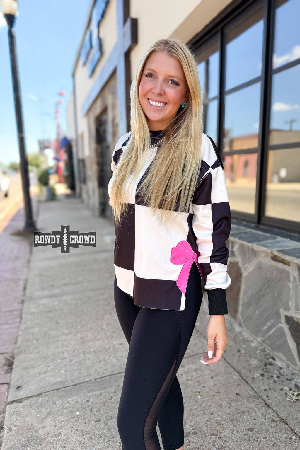 Bombshell Bow Sweater by Rowdy Crowd Clothing - BFF Here