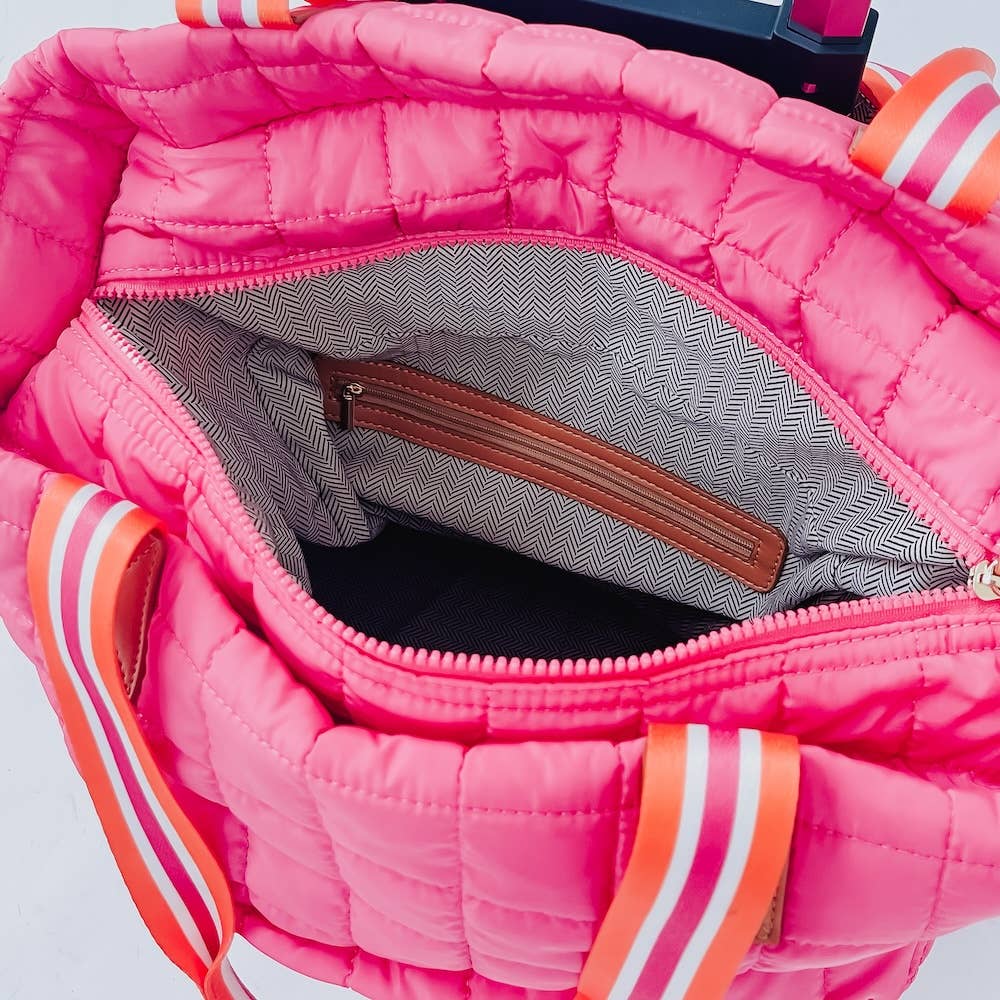 Tenley Quilted Tote Roller Bag by Pretty Simple - BFF Here
