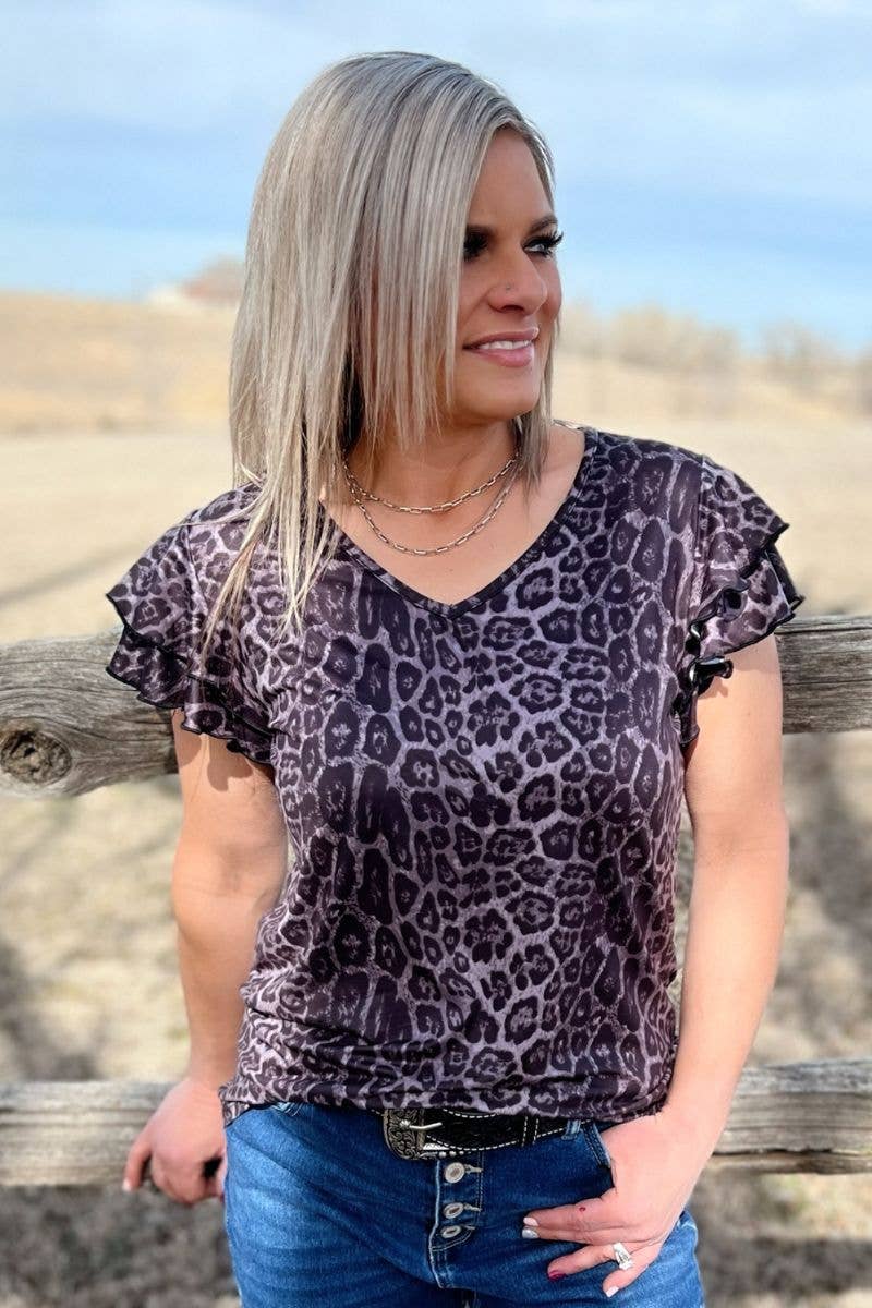 The Night Leopard Top by Sterling Kreek - BFF Here