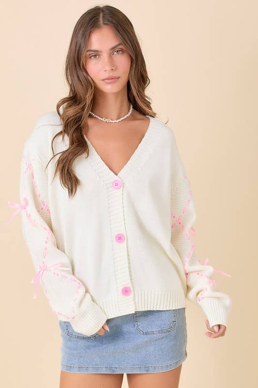 Bubblegum Bliss Cardigan - BFF Here