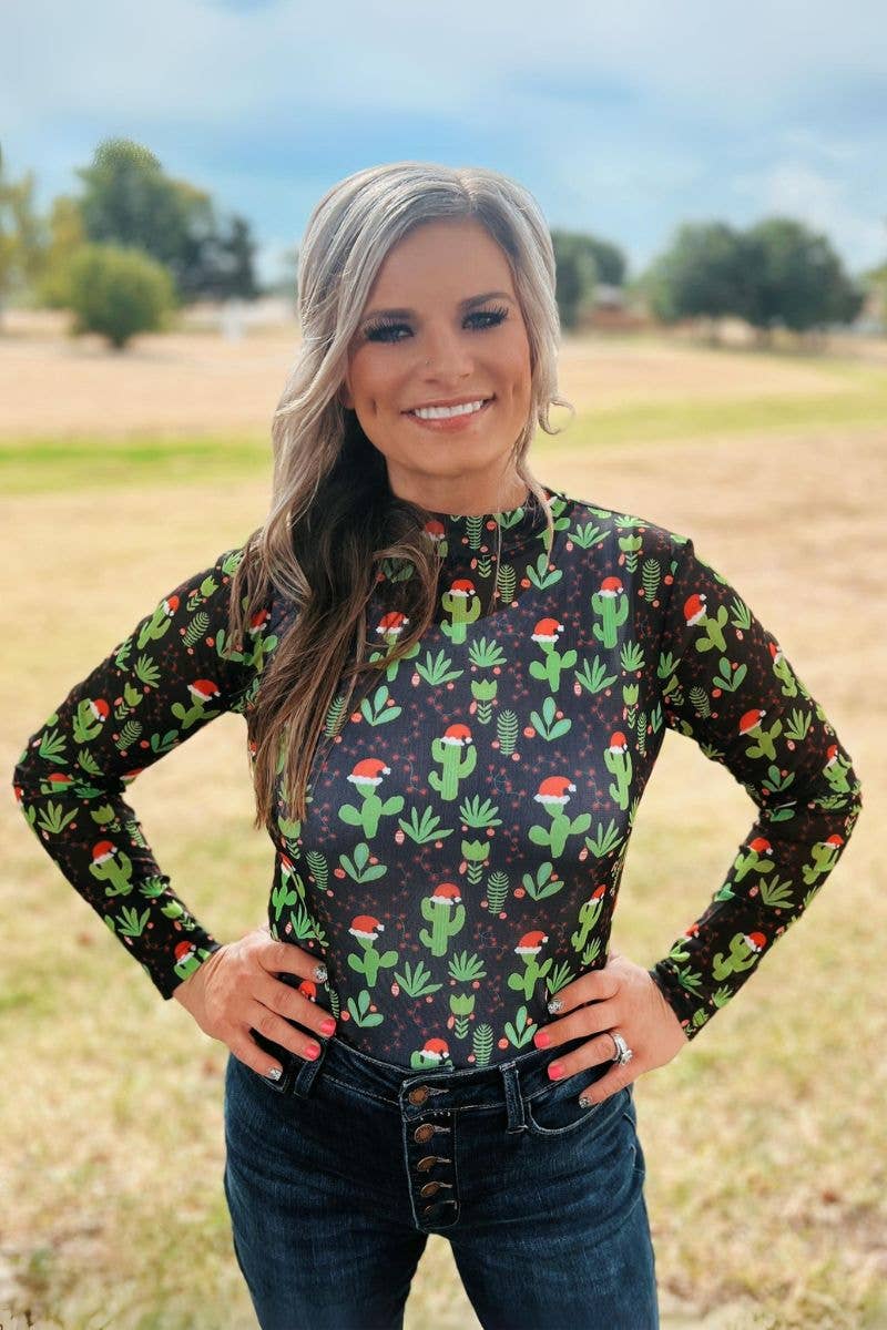 Feliz Navidad Mesh Top by Sterling Kreek - BFF Here