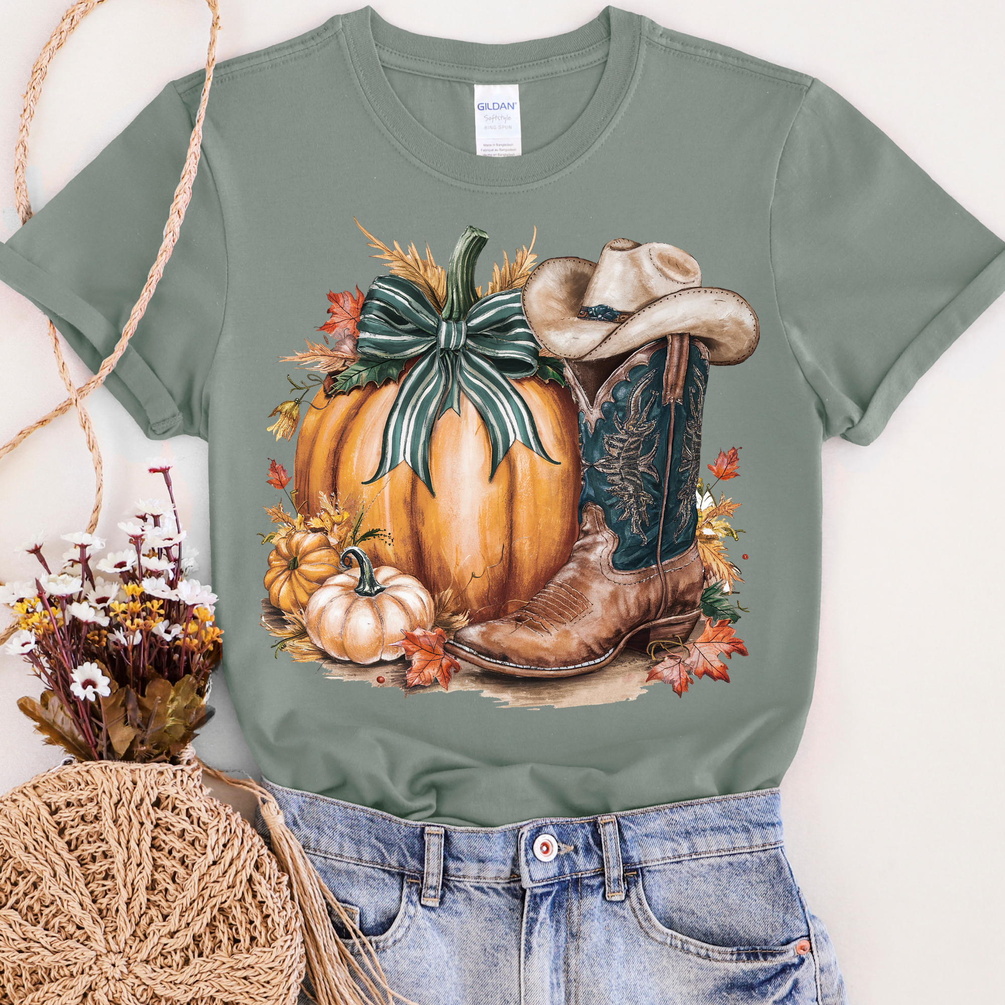 Autumn Cowgirl Tee - BFF Here