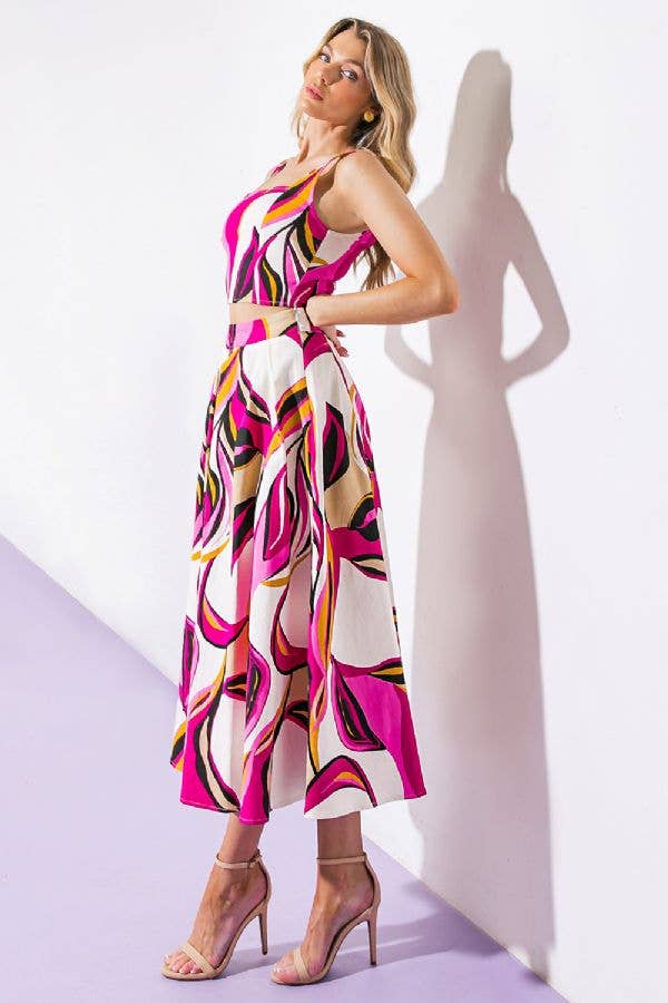 Vibrant Swirls Abstract Print Set - BFF Here