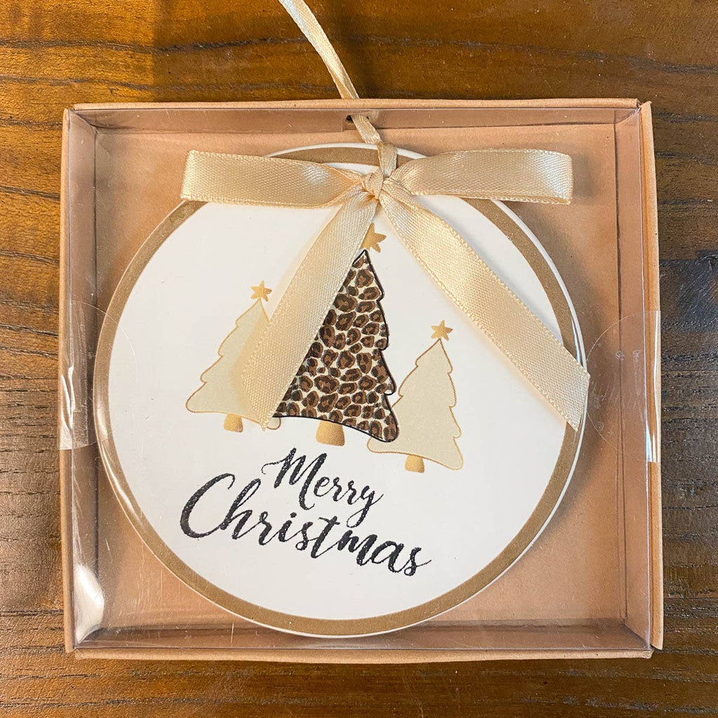 Leopard Christmas Tree Ornament - BFF Here