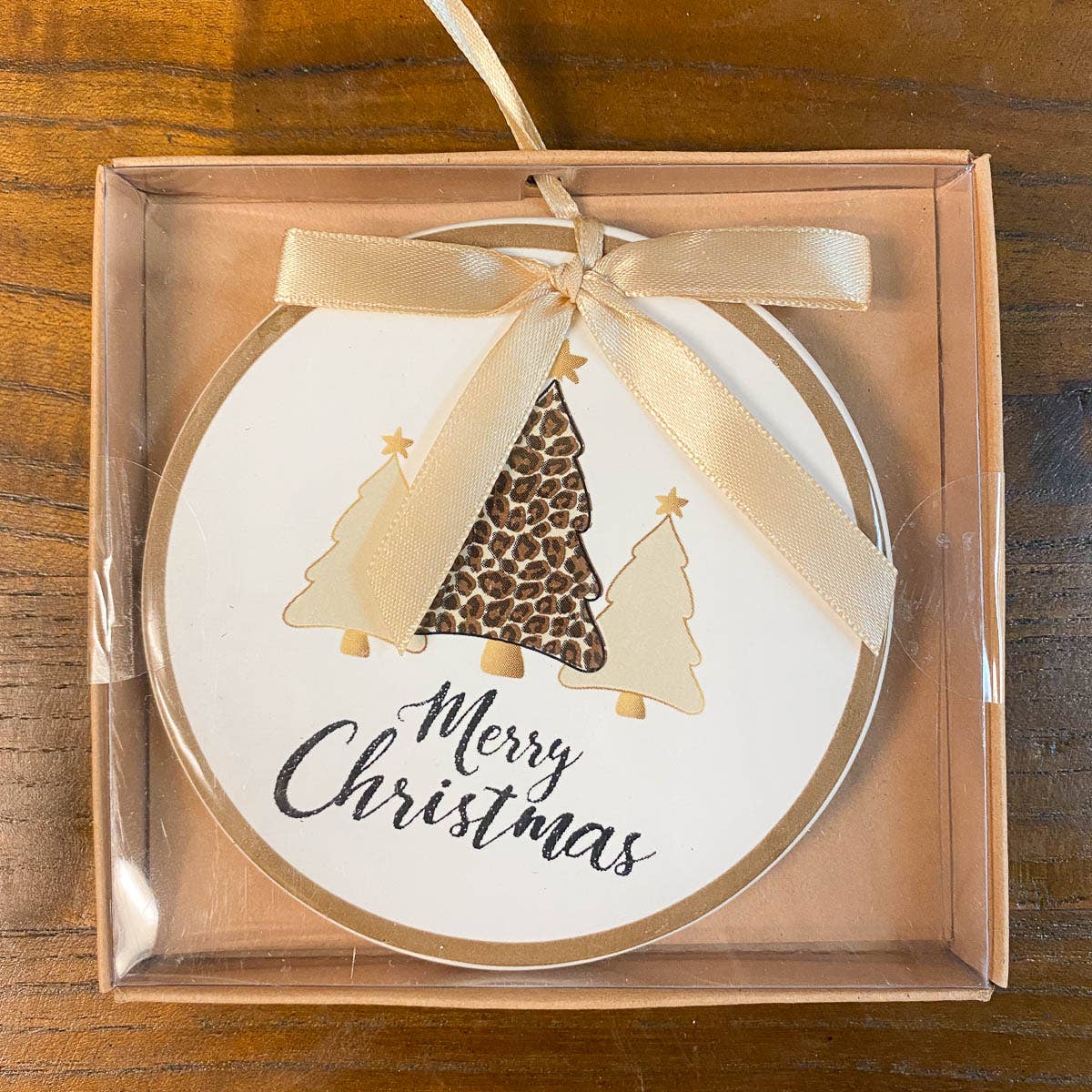 Leopard Christmas Tree Ornament - BFF Here