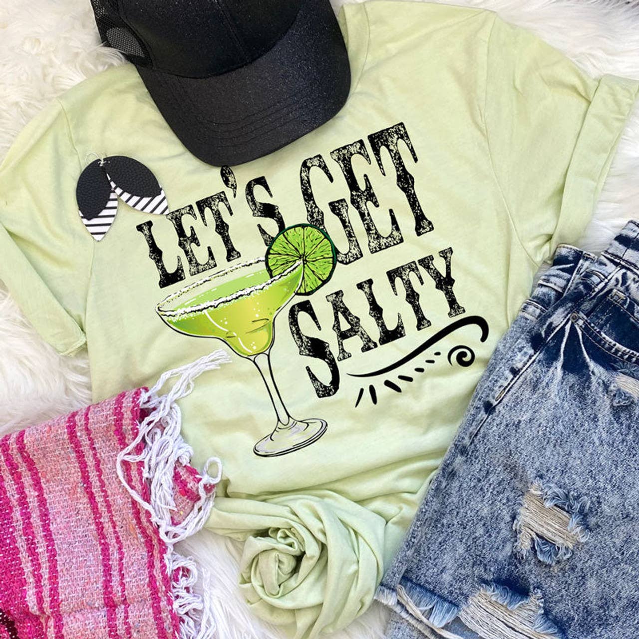 Let's Get Salty Everyday Tee - BFF Here