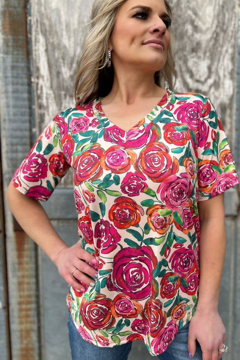 Bloom Where You're Planted Top by Sterling Kreek - BFF Here