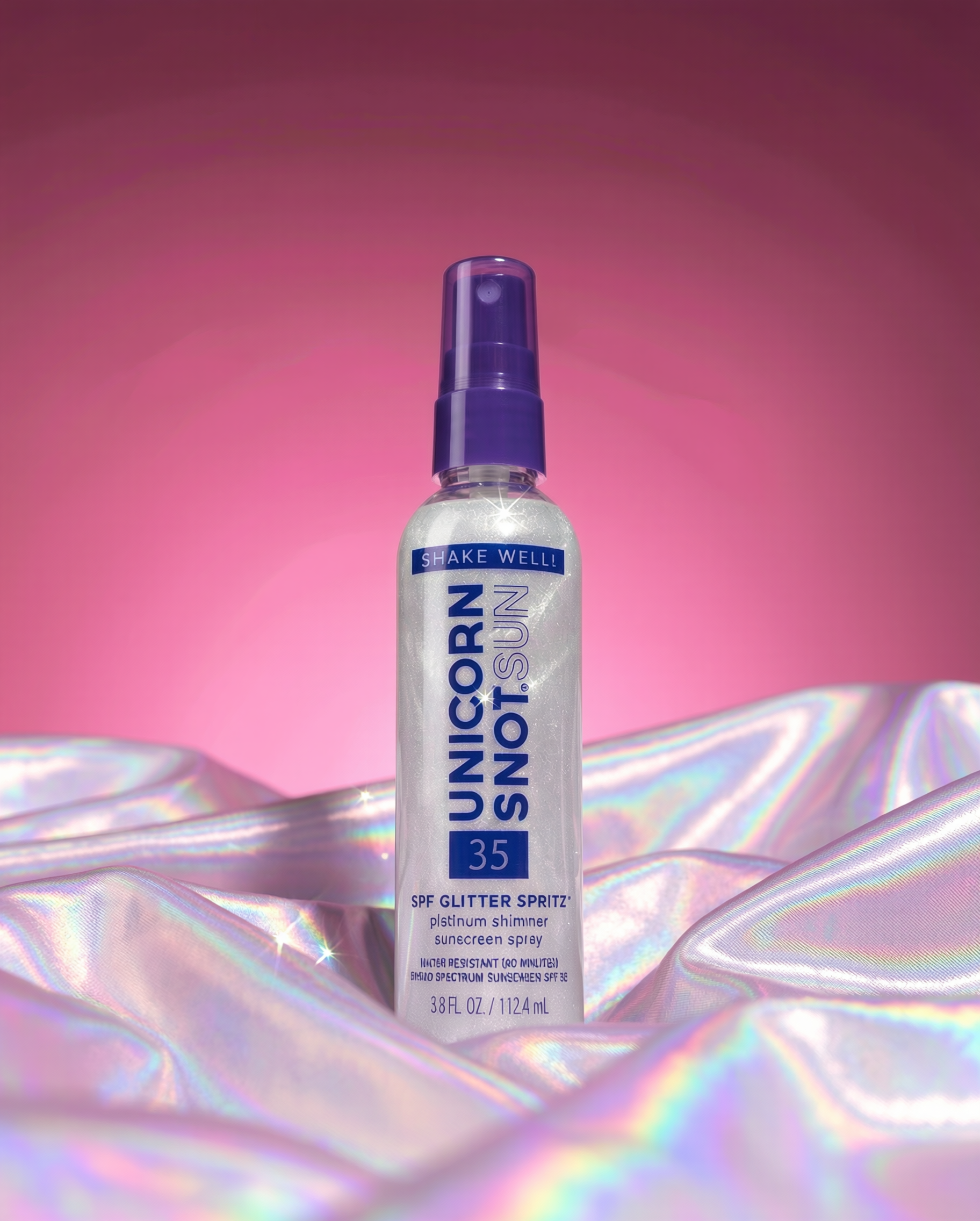 SPF 35 Glitter Spritz — Sunscreen Spray by Unicorn Snot / Platinum - BFF Here