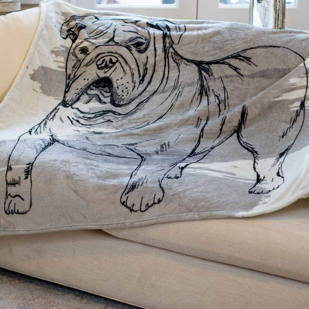 Bulldog Bliss Throw - BFF Here