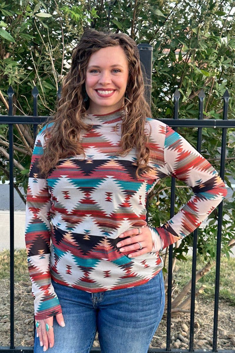 Southern Roots Mesh Top by Sterling Kreek - BFF Here