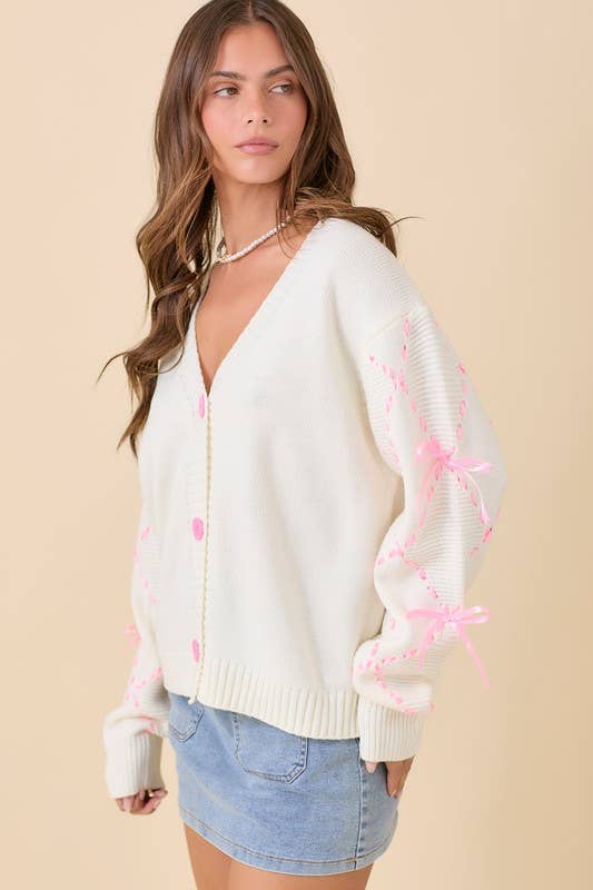 Bubblegum Bliss Cardigan - BFF Here
