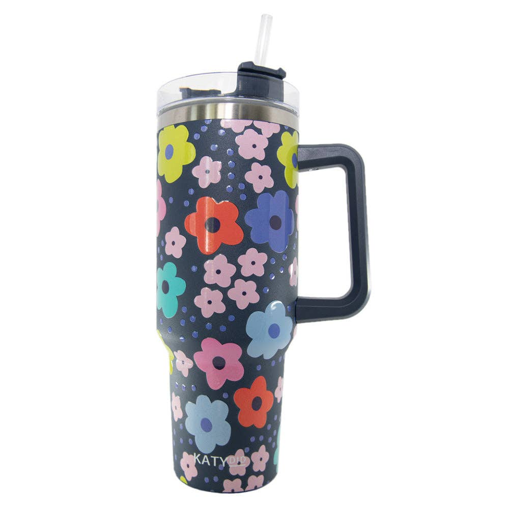 Flower Frenzy Tumbler Cup - BFF Here