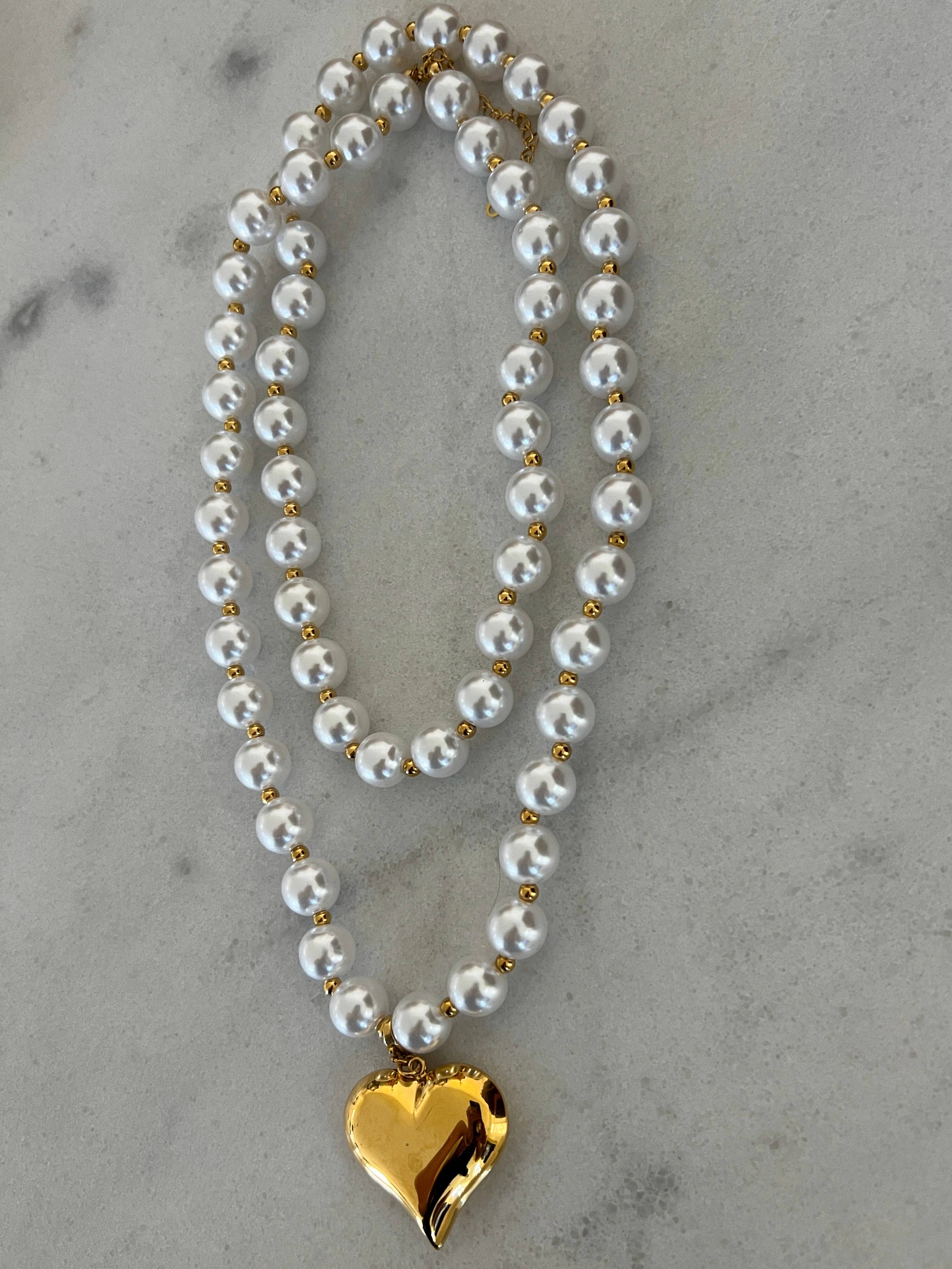 Darling Heart Pearl Necklace by Chansutt Pearls - BFF Here
