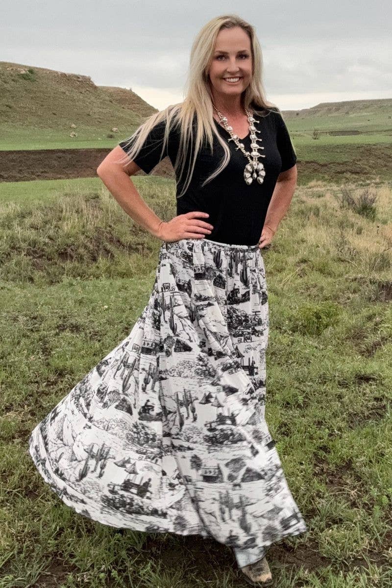The Old Days Maxi Skirt by Sterling Kreek - BFF Here